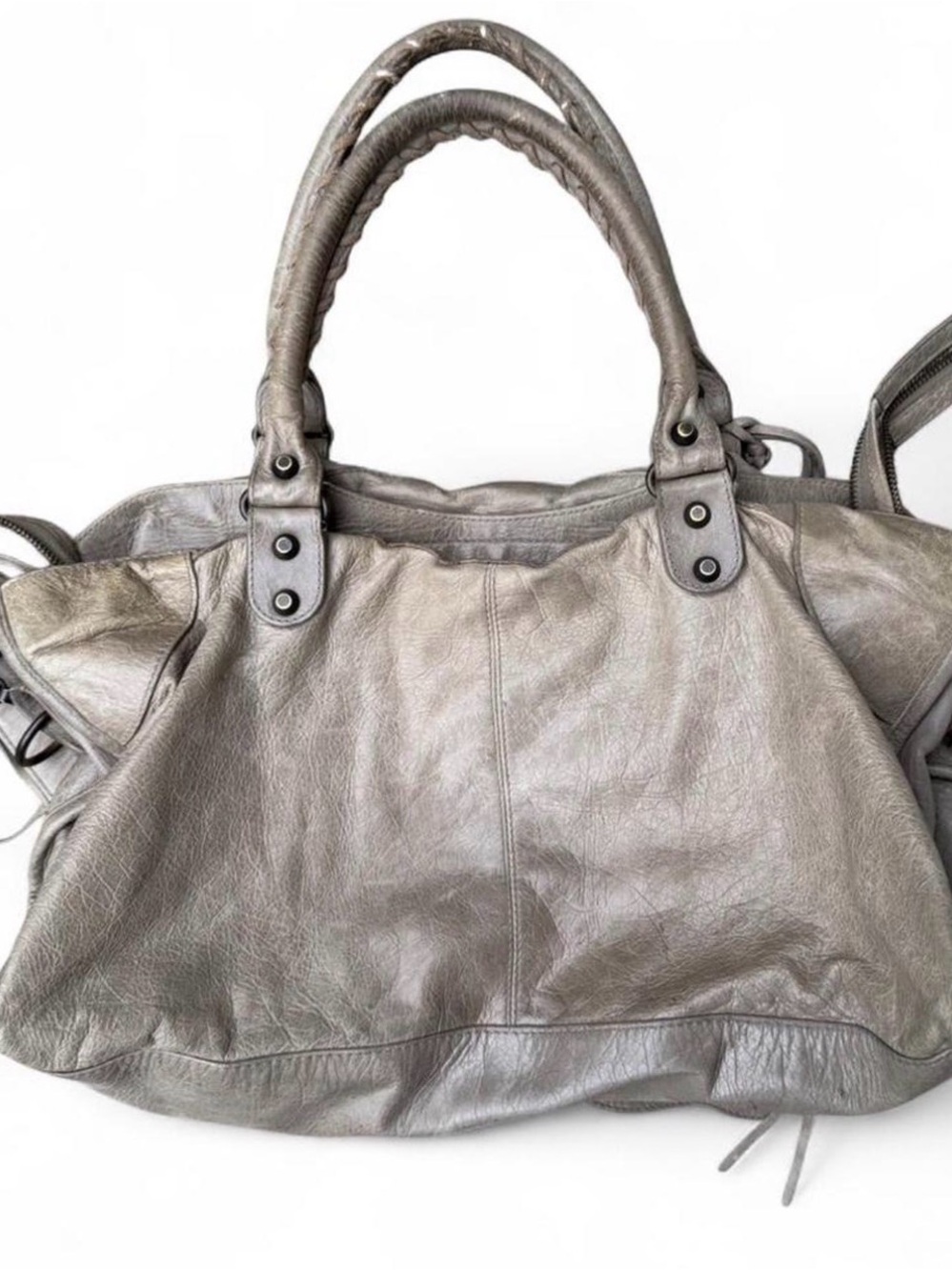 Balenciaga Taupe Leather City Bag - Picture 3 of 7